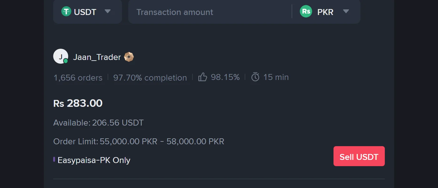 Binance Se USDT Ko Local Currency Mein Cash Out Kaise Karein? PKR Rate, Fees Aur Risk