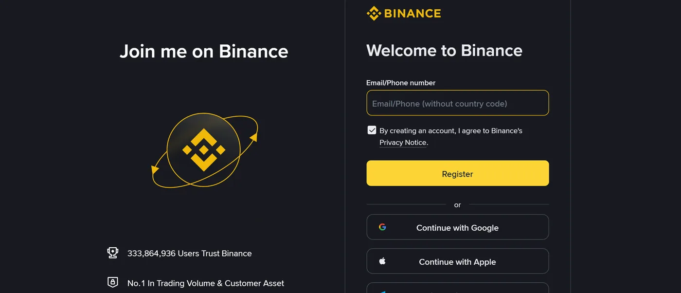 Binance par account kaise banayen? Register ke steps aur referral code sirf ek baar kyun lagta hai