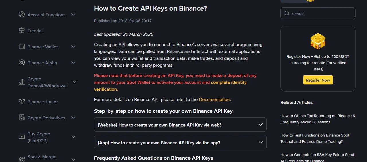 Binance API Key Kisi Ko Dena Chahiye? Permissions, IP Restriction Aur Safai Ka Waqt