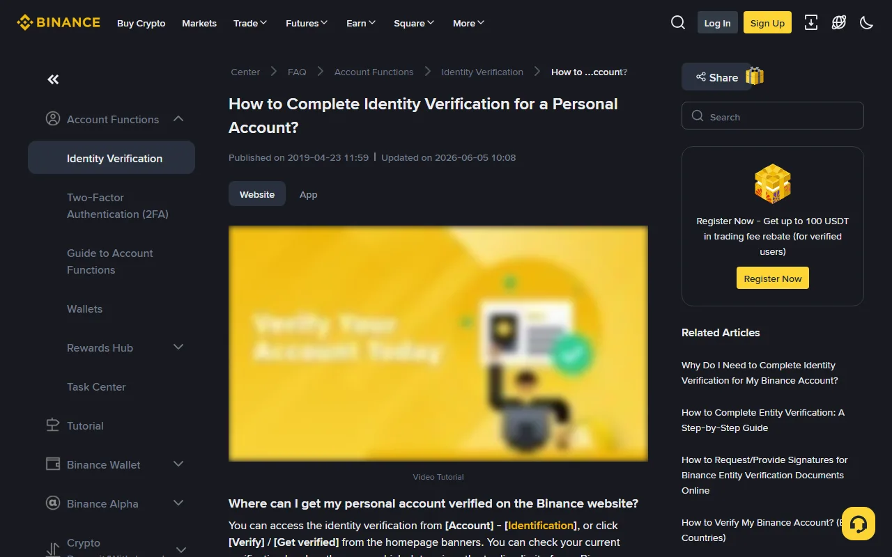 Binance KYC Verification Fail Ho Jaye To Kya Karein?